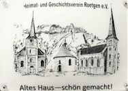 Mit der Plakette »Altes Haus - schön gemacht!« sollen die Bemühungen von Hauseigentümern um die Erhaltung von alten Häusern gewürdigt werden.