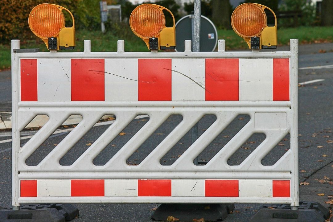 Sperrung in der Mainzer Straße