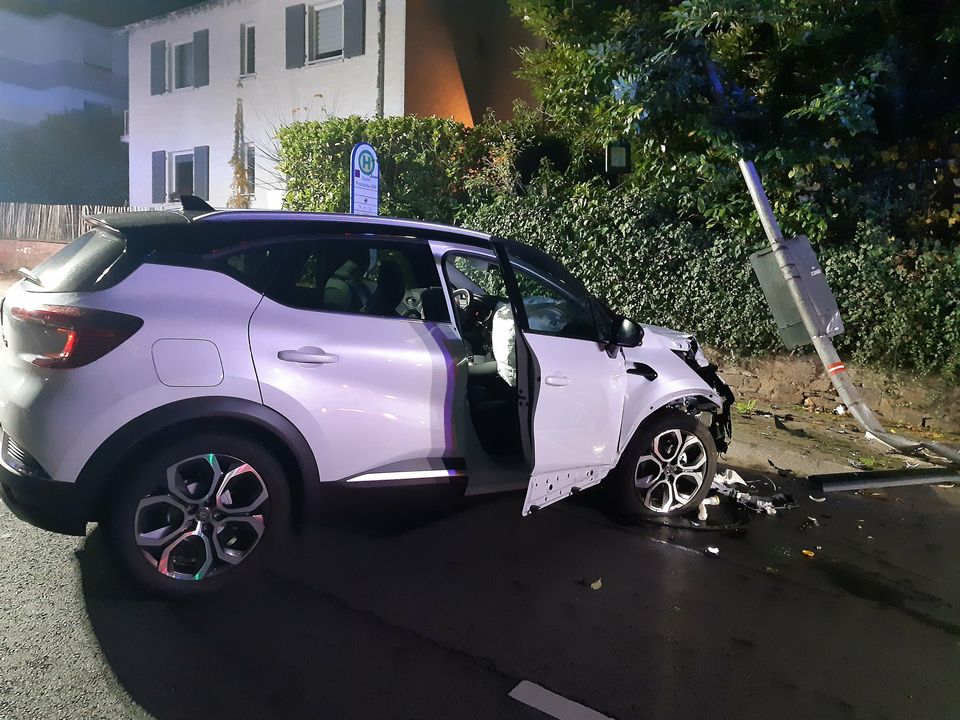 Das Unfallfahrzeug.