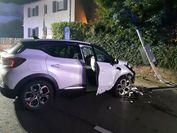 Das Unfallfahrzeug.